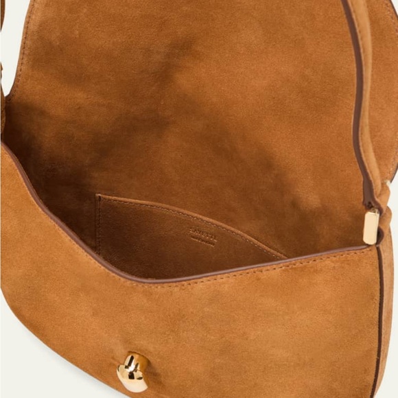 Savette Small Tondo Hobo Bag - Saddle Suede - Picture 4 of 10